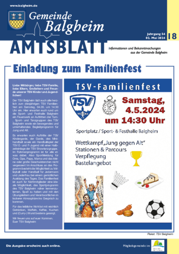 Ausgabe 18/2024 lesen