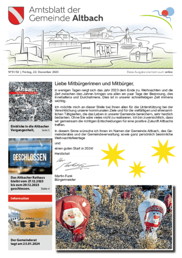 Ausgabe 51/2023 lesen