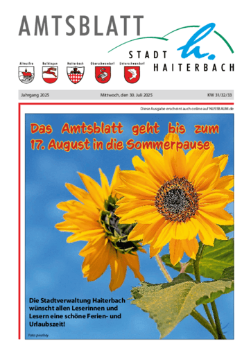 Ausgabe 31/2025 lesen