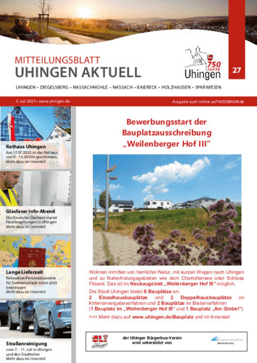 Ausgabe 27/2025 lesen