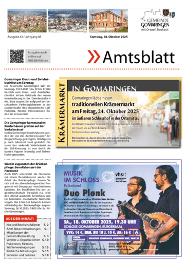 Ausgabe 42/2025 lesen