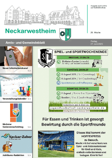 Ausgabe 26/2025 lesen