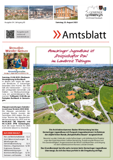 Ausgabe 34/2025 lesen