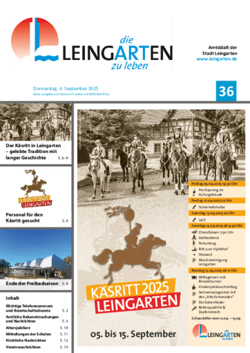 Ausgabe 36/2025 lesen