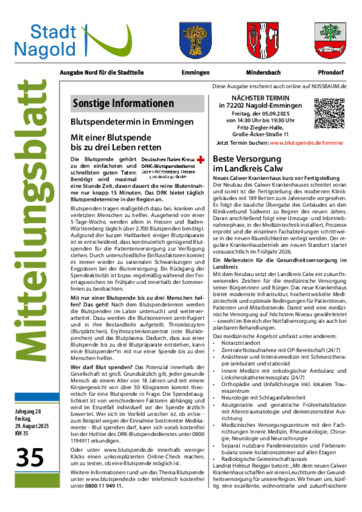 Ausgabe 35/2025 lesen