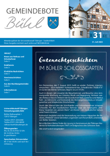 Ausgabe 31/2025 lesen