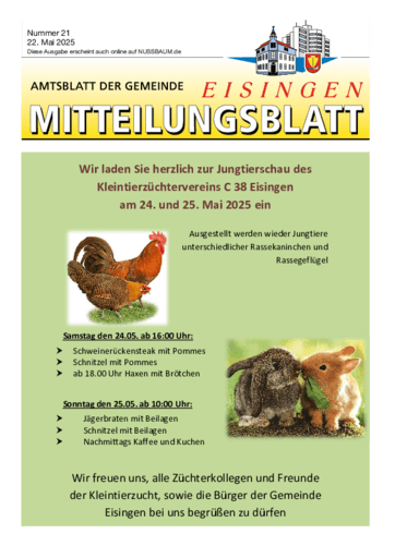Ausgabe 21/2025 lesen