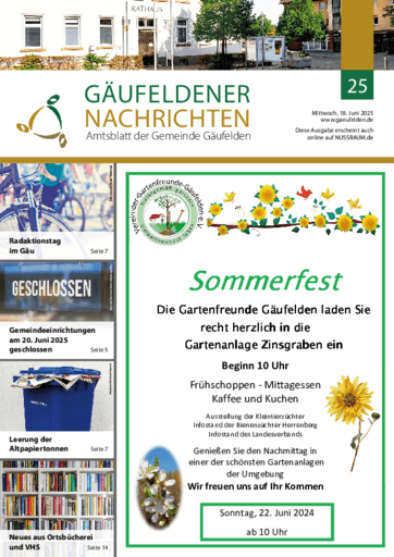 Ausgabe 25/2025 lesen