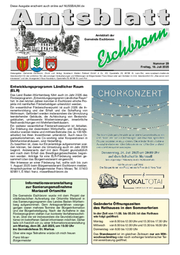 Ausgabe 29/2025 lesen