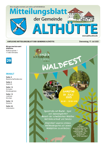 Ausgabe 29/2025 lesen