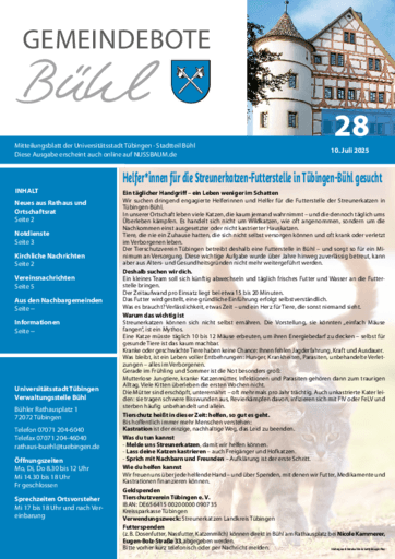 Ausgabe 28/2025 lesen