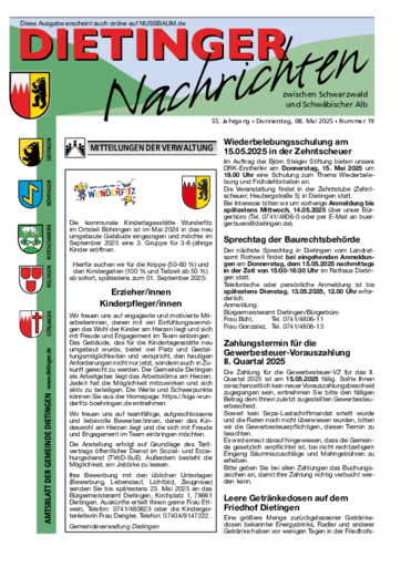 Ausgabe 19/2025 lesen
