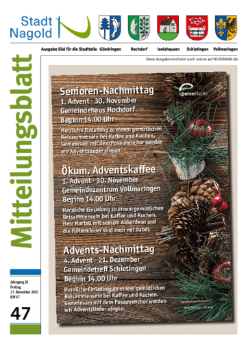 Ausgabe 47/2025 lesen