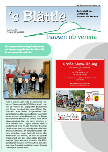 Ausgabe 29/2025 lesen