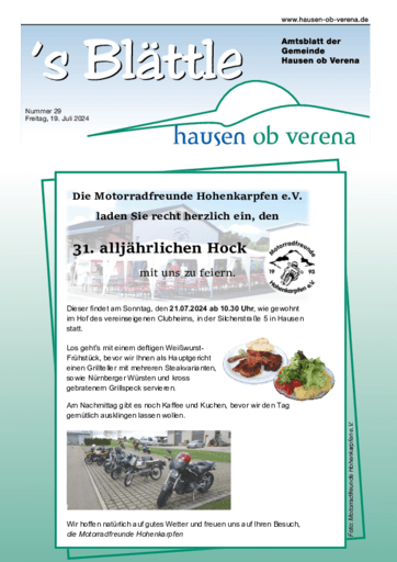 Ausgabe 29/2024 lesen