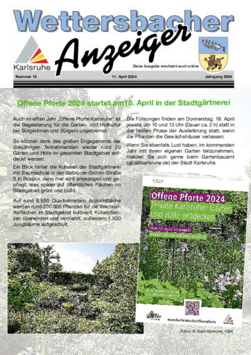 Ausgabe 15/2024 lesen