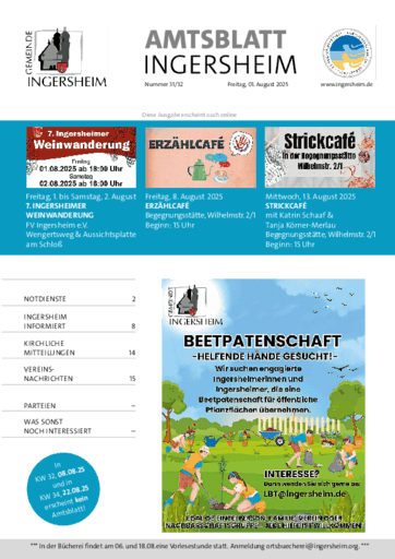 Ausgabe 31/2025 lesen
