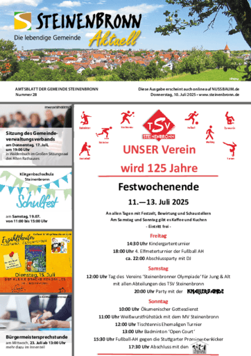 Ausgabe 28/2025 lesen