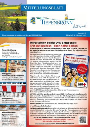 Ausgabe 40/2025 lesen