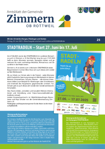 Ausgabe 25/2025 lesen