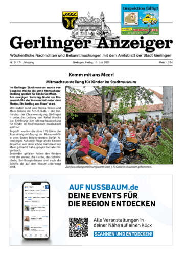Ausgabe 24/2025 lesen
