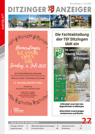 Ausgabe 27/2025 lesen