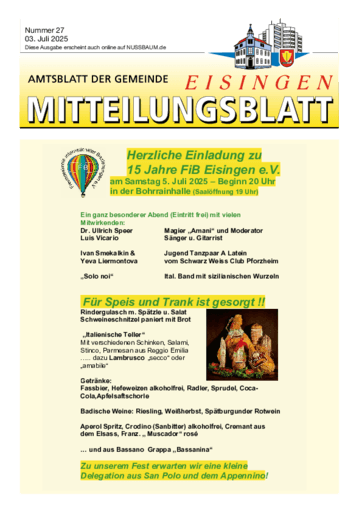 Ausgabe 27/2025 lesen
