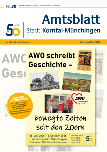 Ausgabe 30/2025 lesen