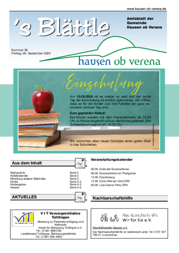 Ausgabe 36/2024 lesen