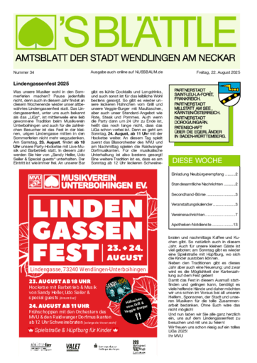 Ausgabe 34/2025 lesen
