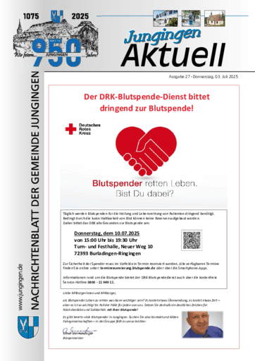 Ausgabe 27/2025 lesen