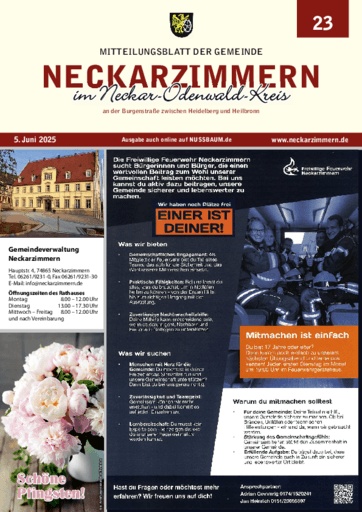 Ausgabe 23/2025 lesen