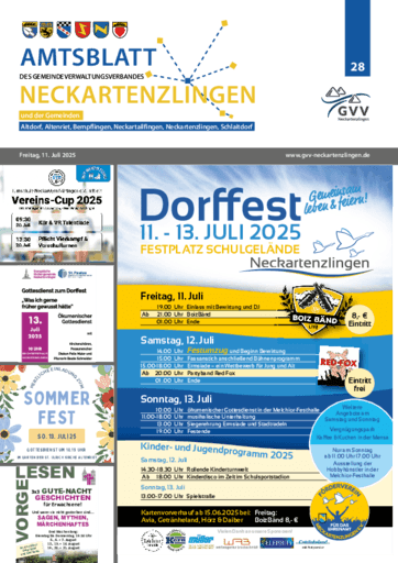 Ausgabe 28/2025 lesen