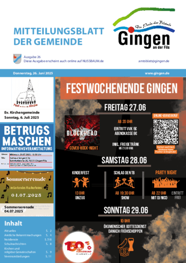 Ausgabe 26/2025 lesen