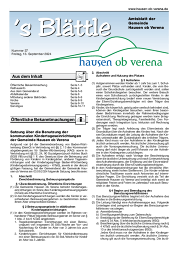Ausgabe 37/2024 lesen