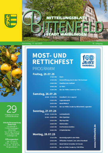 Ausgabe 29/2025 lesen