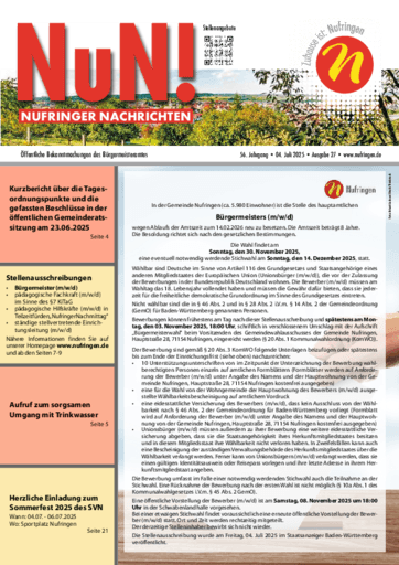 Ausgabe 27/2025 lesen