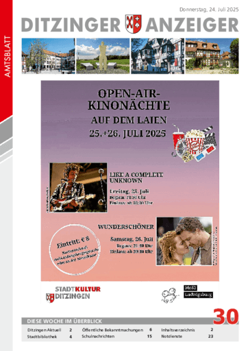 Ausgabe 30/2025 lesen