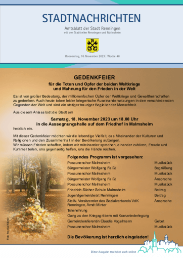 Ausgabe 46/2023 lesen