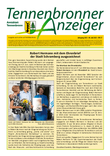 Ausgabe 27/2025 lesen