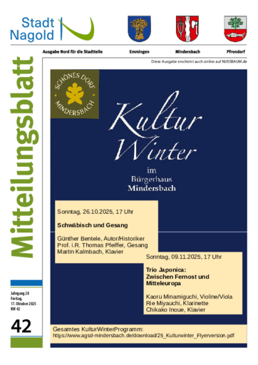 Ausgabe 42/2025 lesen