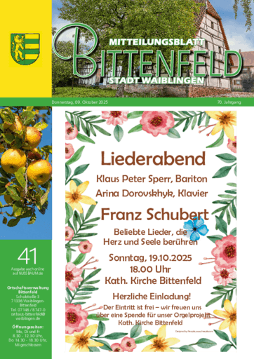 Ausgabe 41/2025 lesen