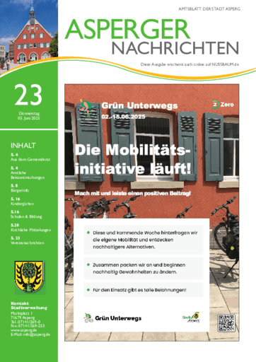 Ausgabe 23/2025 lesen