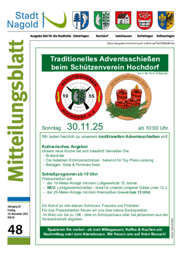 Ausgabe 48/2025 lesen