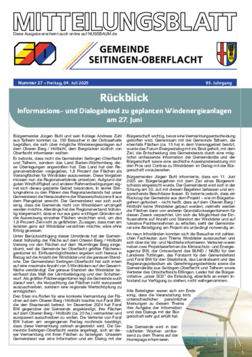 Ausgabe 27/2025 lesen