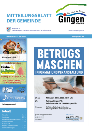 Ausgabe 29/2025 lesen