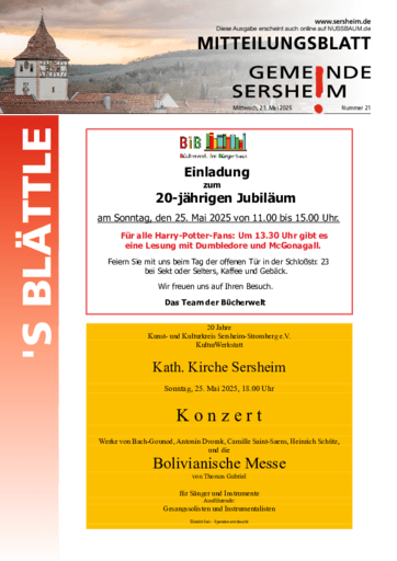 Ausgabe 21/2025 lesen
