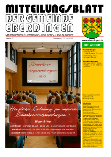 Ausgabe 27/2025 lesen