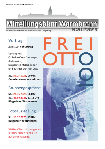 Ausgabe 22/2025 lesen