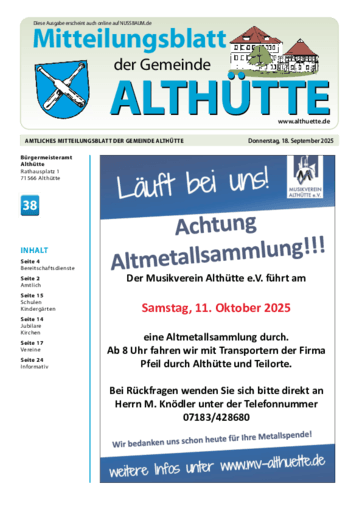 Ausgabe 38/2025 lesen
